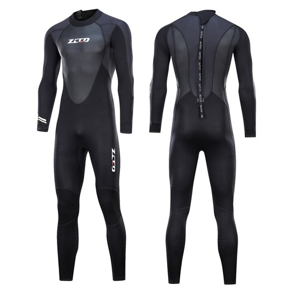 ZCCO Herren Neoprenanzüg Lange 3mm SCR Neopren Tauchanzüge warm halten UPF50 Atmungsaktiv Hochelastisch Langarm Handyhülle für das ganze Handy Rückenverschluß - Schwimmen Tauchen Surfen Tauchgerät Lightinthebox