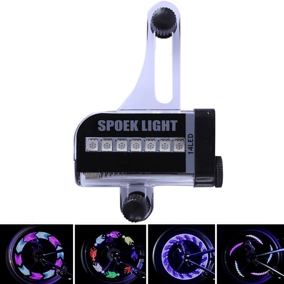 led fahrrad licht radbeleuchtung led fahrrad wasserdicht tragbar langlebig keine batterie 60 lm 1 aaa batteriewechsel camping / wandern / höhlenforschung radfahren / fahrrad Lightinthebox