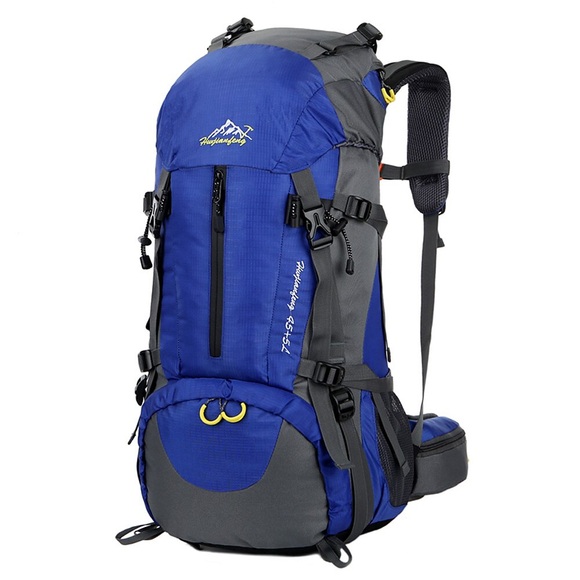 50 L Wanderrucksack Rucksack Atmungsaktive Träger - Atmungsaktiv Berufs Hohe Kapazität Außen Campen und Wandern Jagd Angeln Klettern Nylon Oxford Blau Grün Orange / JA Lightinthebox