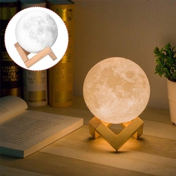 3D-Mondlampe 16 Farben ändern Galaxie Mond LED-Nachtlicht USB-Fernbedienungamp;Touch Control Geschenke für Mädchen Jungen Kinder Frauen Geburtstag Lightinthebox