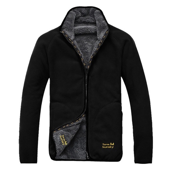 Herren Wandern Fleecejacke Sherpa gefütterte Jacke Winter Outdoor Thermisch warm winddicht atmungsaktiv leichte Jacke Oberbekleidung Windjacke Trenchcoat Top Skifahren Reisen Jagd Lightinthebox