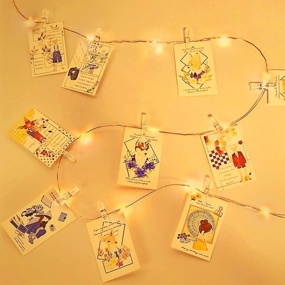 Foto Clip LED Lichterketten 5m mit 40 Clips für Wohnheim Party Girlande Lichterkette Weihnachtsdekoration Party Hochzeit Schlafzimmer Wand Bar Schrank USB Powered Lightinthebox