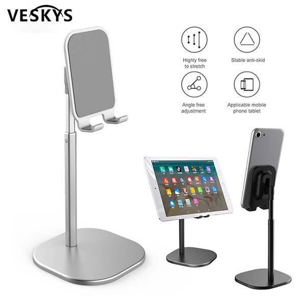 Telefonständer Tablet-Ständer Verstellbar Einziehbar Rutschfest Telefonhalter für Tisch B¨¹ro Kompatibel mit iPad Tablette Alles Handy Handy-Zubehör Lightinthebox
