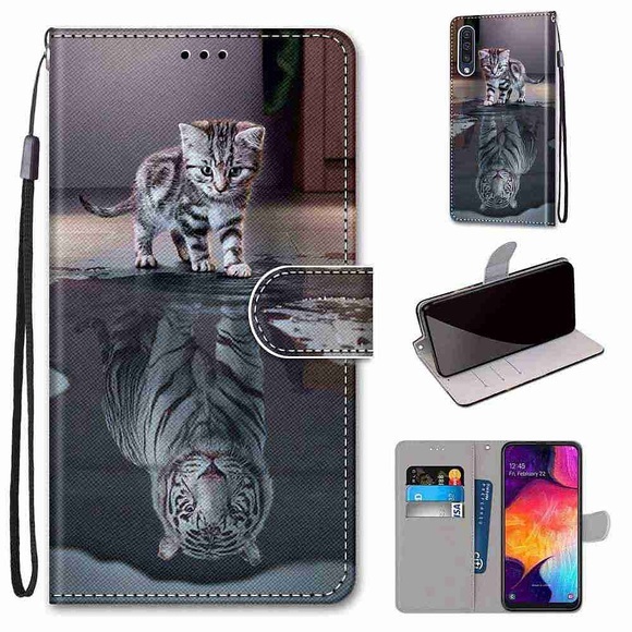 handyhülle für samsung galaxy ganzkörperhülle ledermappe karte s22 s21 s20 plus ultra a72 a52 a42 a32 brieftasche kartenhalter mit ständer pu leder tpu Lightinthebox