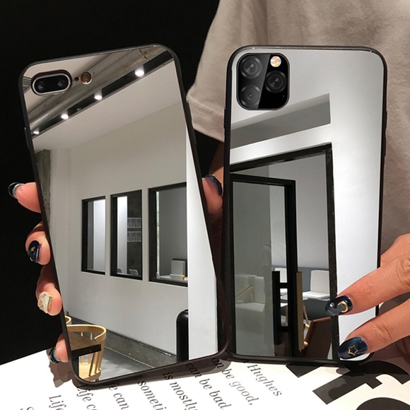 Telefon Hülle Handyhüllen Für Apple Rückseite iPhone 14 Pro Max 14 Plus 13 12 11 Pro Max Mini X XR XS Spiegel Feste Farbe Acryl Lightinthebox
