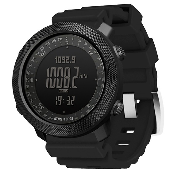 NORTH EDGE Armbanduhr Digitaluhr für Herren digital digital Sportlich Casual Outdoor Höhenmesser LED-Lampe Kompass Metall Silikon Lightinthebox
