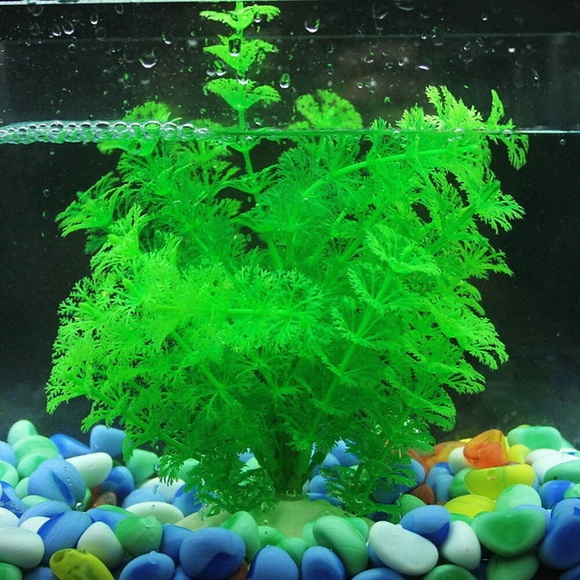 Aquarium künstliche Pflanzen Aquarium Dekoration Wasser Gras Dekor Ansicht Dekorationen Aquarium Heimdekoration Zubehör Lightinthebox
