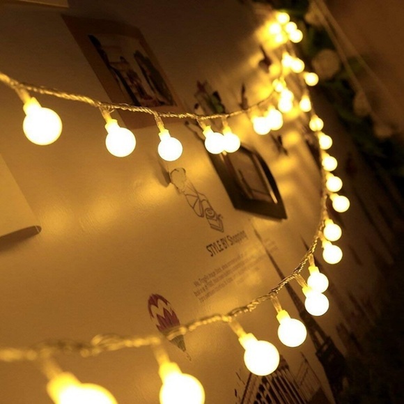 Kugel-Lichterkette 6m 40leds Mini-Kugel-Lichterkette für Außenterrasse Garten Hochzeit Dekoration Urlaub Party Hof Lampe USB-betrieben Lightinthebox