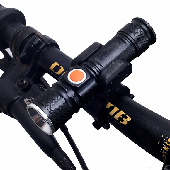 Dual-LED Radlichter LED Taschenlampen Fahrradlicht Fahhrad Radsport Mehrere Modi Super hell Tragbar Verstellbar 18650 1000 lm Wiederaufladbar Aufladbar USB Weiß Camping / Wandern / Höhlenforschung Lightinthebox