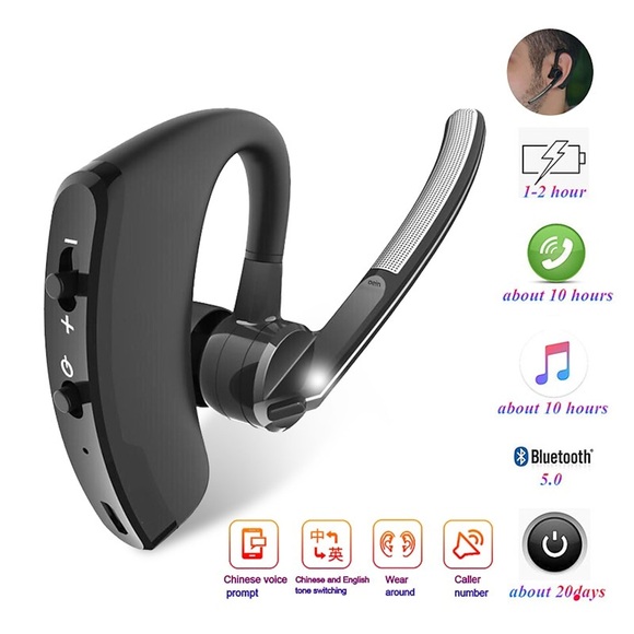 Auto LKW Motorrad v8 Bluetooth-Headsets Business Bluetooth-Kopfhörer Sport Wireless Bluetooth-Headset Freisprech-Kopfhörer Sprachsteuerung mit Mikrofon Lightinthebox