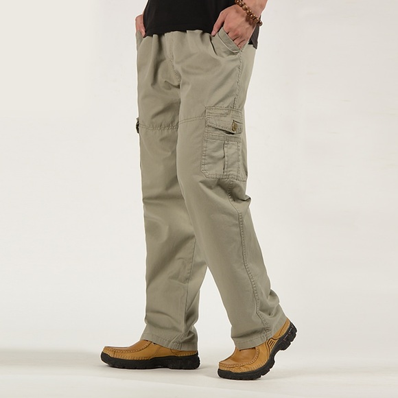 Herren Wanderhose Wanderhosen Arbeitshose Winter Sommer Außen Regular Fit Ripstop Windundurchlässig Warm Multi-Pocket Hosen / Regenhose Unten Schwarz Armeegrün Baumwolle Jagd Angeln Klettern XL XXL Lightinthebox