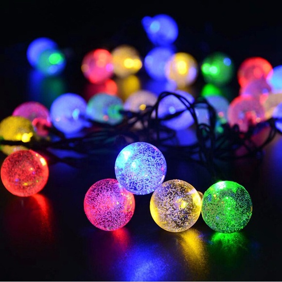 Outdoor Solar Lichterkette LED Lichterkette solarbetrieben 6,5 m 30 LEDs Set Hochzeitsfeier Terrasse Weihnachten Neujahr Urlaub warmweiß weiß mehrfarbig LED Solar Garten Licht Lightinthebox