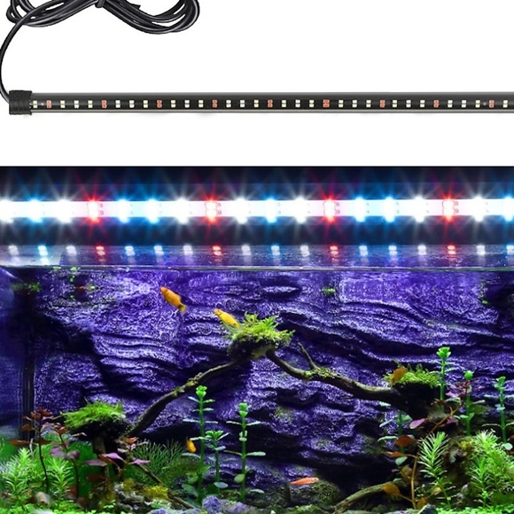 Aquarium Licht LED wasserdicht Aquarium Licht Unterwasser Fisch Lampe Aquarien Dekor Beleuchtung Pflanzen wachsen Lampe 220-240V Lightinthebox