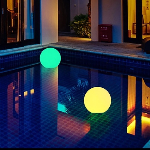 schwimmende Poolbeleuchtung im Freien führte leuchtendes aufblasbares Balllicht 1x 2x 6x RGB-Farbwechsel-Schwimmbad IP67 wasserdichtes Dekorlicht Wasserschwimmerlicht Party-Nachtlicht Lightinthebox