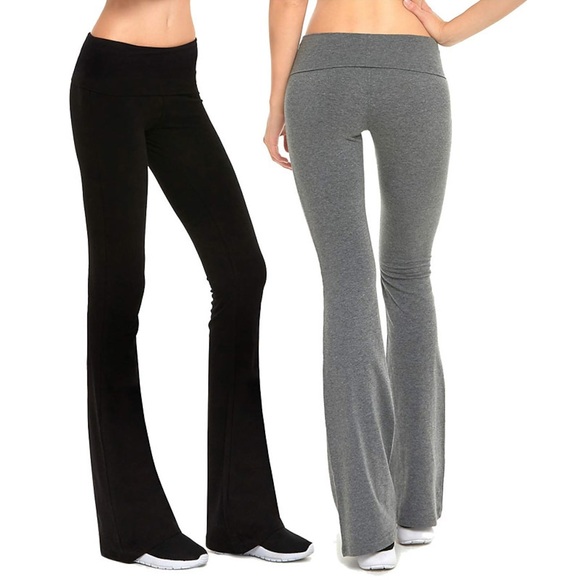 Damen Schlaghose Unterteil schnell trocknend atmungsaktiv weich einfarbig Armeegrün grau Dunkelmarine Elasthan Yoga Fitness Fitnessstudio Training Sommer Sport Activewear dehnbar Lightinthebox