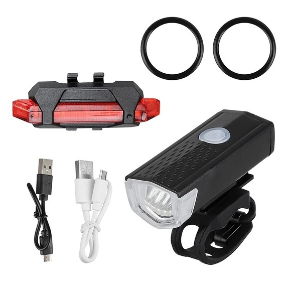 LED-Fahrradlicht LED-Licht Fahrrad-Glühlichter Fahrrad-Vorderlicht LED-Fahrrad Radfahren wasserdicht tragbar USB-Ladeausgang neues Design wiederaufladbarer Lithium-Ionen-Akku 300 lm Radfahren / Fahrrad / Bauchmuskeln Lightinthebox