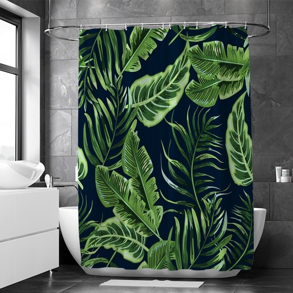 Wasserdichter Stoff Duschvorhang Badezimmerdekoration und modern und floral / botanisch 70 Zoll Lightinthebox