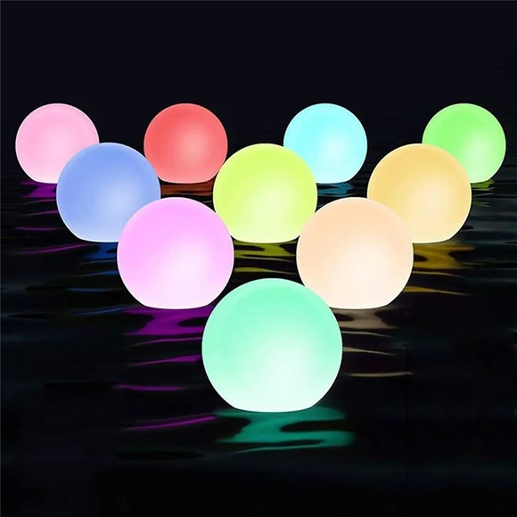 Außenleuchte 1x 2x 6x ip68 wasserdichte RGB LED für Schwimmbad schwimmende Ball Lampe RGB Hausgarten Ktv Bar Hochzeitsfeier dekorative Urlaub Sommer Beleuchtung Lightinthebox