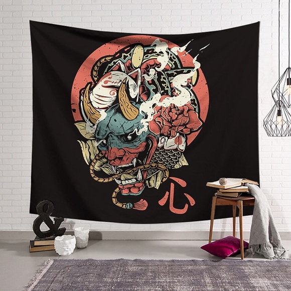 japanischer stil wandteppich kunst dekor decke vorhang hängen nach hause schlafzimmer wohnzimmer dekoration Lightinthebox