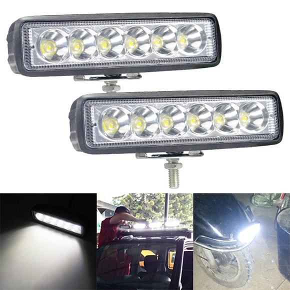 1 Stück Auto LED Nebelscheinwerfer Scheinwerfer Arbeitsscheinwerfer Leuchtbirnen 18 W 6 Energieeinsparung Super Leicht Cooper Strip Kühlung Für Universal Alle Jahre Lightinthebox