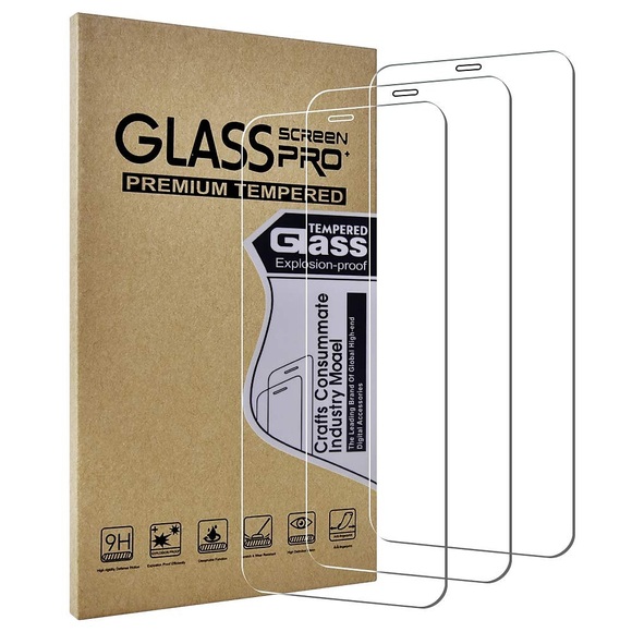 [3 Pack] Handy Schutzfolie Für Apple iPhone 14 Pro Max 13 12 11 Pro Max Mini X XR XS 8 7 Plus Hartglas High Definition (HD) Kratzfest Anti-Fingerprint Handy-Zubehör Lightinthebox