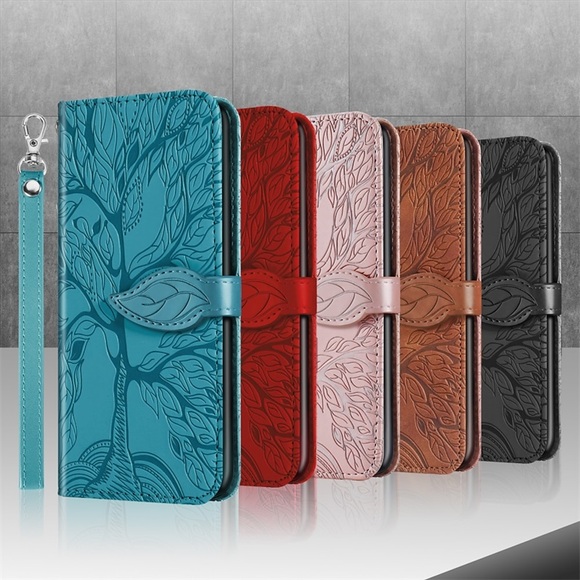 Flip Wallet Ledertasche mit 3D-Muster für Samsung Galaxy S22 S21 S20 Plus Ultra A72 A52 A42 A32 Magnetische Flip-Folio-Ganzkörper-Schutzhülle mit Kartenfächern Ständer Lightinthebox