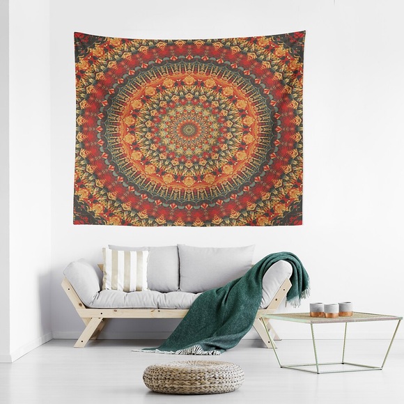 Mandala wandteppich kunst dekor decke vorhang hängen nach hause schlafzimmer wohnzimmer dekoration polyester Lightinthebox