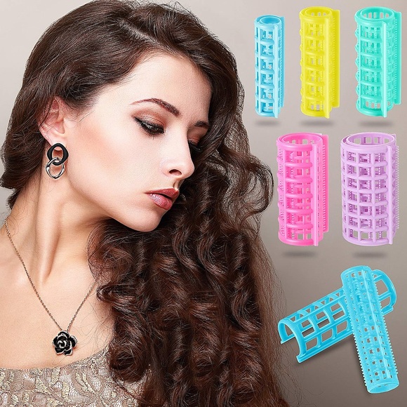 20 Stück/Set Kunststoff-Lockenwickler Lockenwickler selbstgriffige Lockenwickler Friseur-Lockenwickler keine Hitze Lockenwickler für DIY-Friseursalon Haarfriseur 5 Größen Lightinthebox