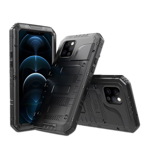 Handy Hülle Handyhüllen Für Apple Ganzkörper-Gehäuse iPhone 13 12 Pro Max Mini Wasserfest Ganzkörperschutz Staubdicht Rüstung Gehärtetes Glas Metall Silikon Lightinthebox