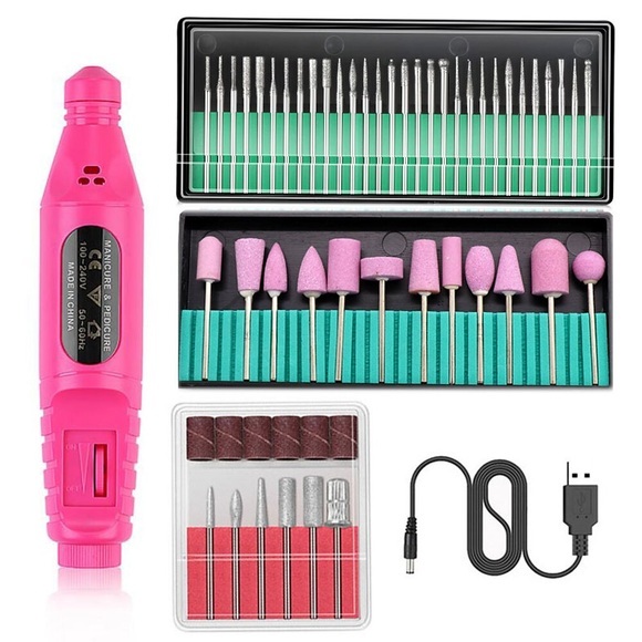 1 set professionelle elektrische nagelbohrmaschine maniküre bohrer pediküre bohrmaschine fräser set salon nagelbohrmaschine Lightinthebox