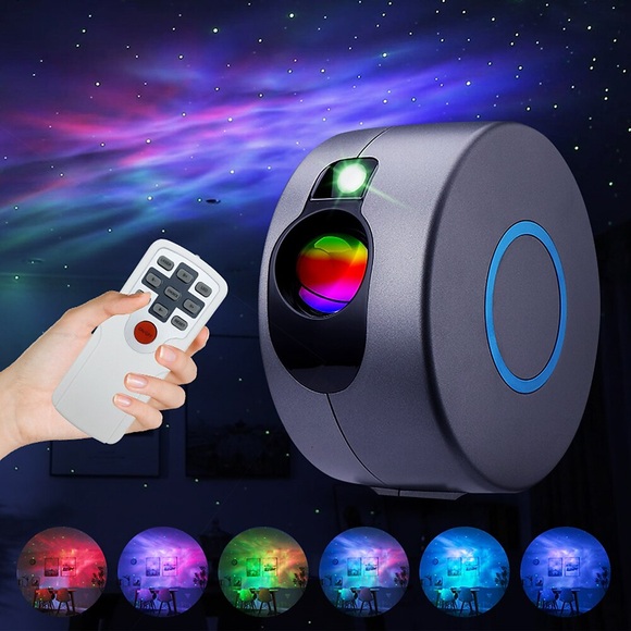 Sternenprojektor Lasergalaxie Sternenhimmelprojektor LED-Nachtlicht mit Remote-Nachtsternprojektor mit 15-Modus-Beleuchtungsshows für Schlafzimmer- und Partydekoration Lightinthebox