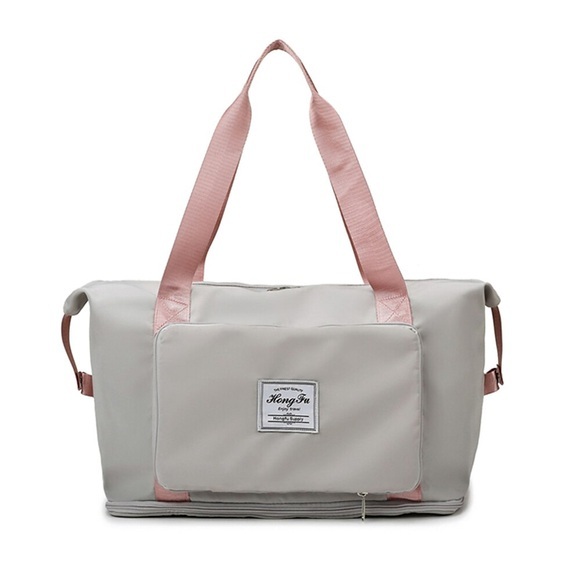 Damen Hohe Kapazität Wasserdicht Sport Oxford Stoff Reisetasche Reißverschluss Volltonfarbe Alltag Draussen Purpur Violett Pudriges Rosa Rosa Lightinthebox