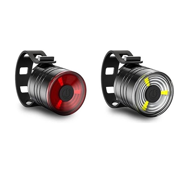 LED Radlichter LED Licht Fahrradrücklicht Sicherheitsleuchten LED Fahhrad Radsport Wasserfest Professionell Verstellbar Knopf-Batterie 400 lm Knopf Natürliches Weiß Rot Camping / Wandern Lightinthebox
