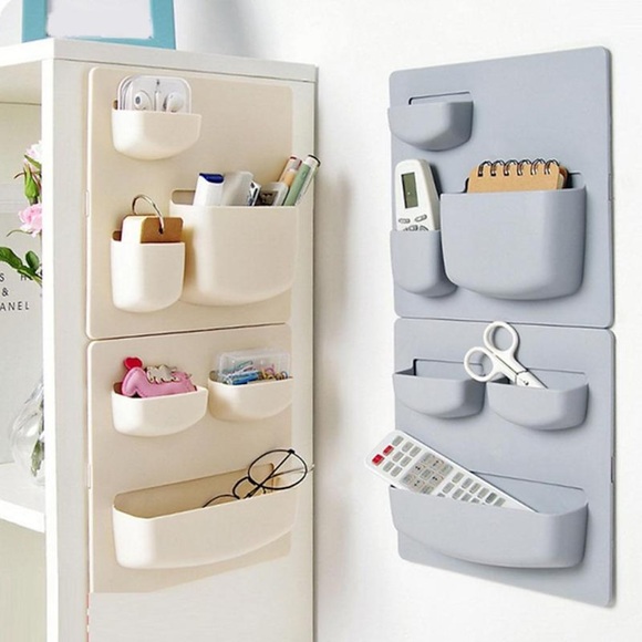 selbstklebende Küche Kühlschrank Kühlschrank Aufbewahrungsregal Organizer Reinigungsschwamm Gemüse Obst Küchengeräte Lightinthebox