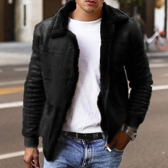 Herren Winterjacke Sherpa-Jacke Wintermantel warm halten Windundurchlässig Regendicht Outdoor Strasse Täglich Reisverschluss Umlegekragen Casual Jacke Oberbekleidung Feste Farbe Tasche Blau Beige Grau Lightinthebox
