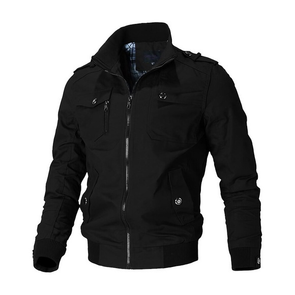 Herren Bomberjacke Militärische taktische Jacke Außen Windundurchlässig Belüftung Multi-Pocket Atmungsaktiv Frühling Herbst Jacke Jagd Militär Traning Schwarz Blau Kaki / Schlacht / Leicht Lightinthebox
