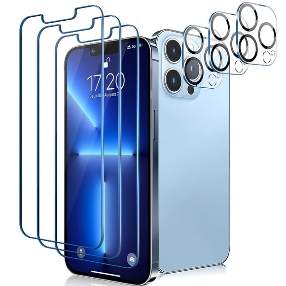 3 Sätze Handy Schutzfolie Kamera Schutzfolie Für Apple iPhone 14 Promax iPhone 13 Pro Max 12 Mini 11 Hartglas High Definition (HD) Kratzfest Anti-Fingerprint Handy-Zubehör Lightinthebox