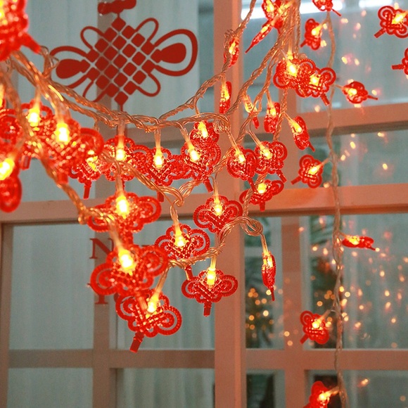 3m / 6m LED Lichterkette Neujahr Dekoration Hochzeit Geburtstag Party liefert chinesische Knoten Laterne Frühlingsfest Weihnachtslampe Lightinthebox