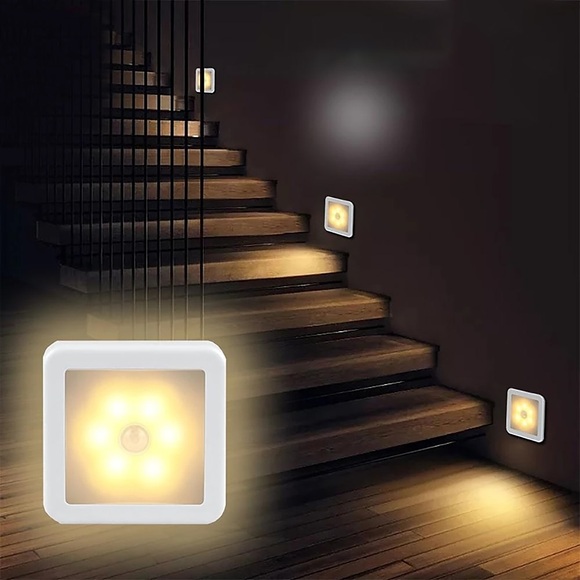 LED-Nachtlicht-Bewegungsmelder intelligente Nachtlampe batteriebetriebene WC-Nachttischlampe für Zimmerflur-Pfad-WC-Hausbeleuchtung Lightinthebox