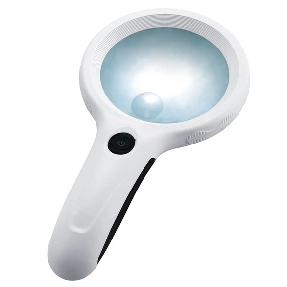 tragbare beleuchtete Lupe 8led 2,5x Mikroskop-Lupe Lesehilfe für Senioren Lupenschmuck-Reparaturwerkzeug Lightinthebox