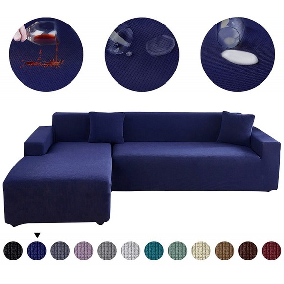 wasserabweisender Stretch-Sofabezug Schonbezug Jacquard elastischer Schnittsofa Sessel Loveseat 4- oder 3-Sitzer L-Form Haustierschutz Möbelbezüge superweicher Stoff-Couchbezug Lightinthebox