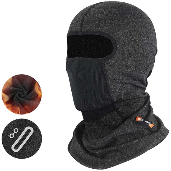 Radmütze / Fahrradmütze Sturmhaube warmes Fahrrad / Radfahren rau schwarz für Unisex Erwachsene Multisport Reisen Motorrad Freizeitradfahren Fixed Gear Fahrrad einfarbig 1pc Lightinthebox