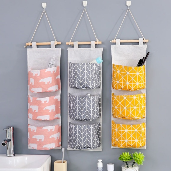 Flamingo-Muster Wandgarderobe Organizer Kleinigkeiten Aufbewahrungstasche Schmuck hängende Wandtasche hängen Kosmetik Spielzeug Organizer Lightinthebox