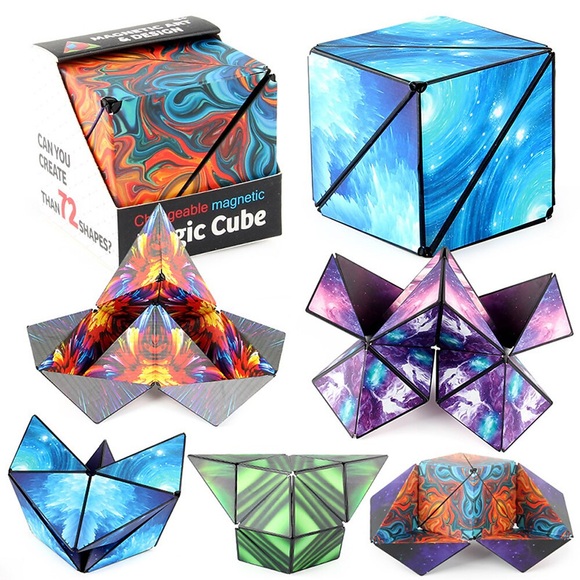 Fingerspielzeug 3D-Puzzle sensorisches Zappelspielzeug zum Stressabbau 1 Stück tragbar Geschenk niedlich langlebig für Teenager Erwachsene Männer Jungen und Mädchen Weihnachtsgeschenke Party Arbeit im Lightinthebox