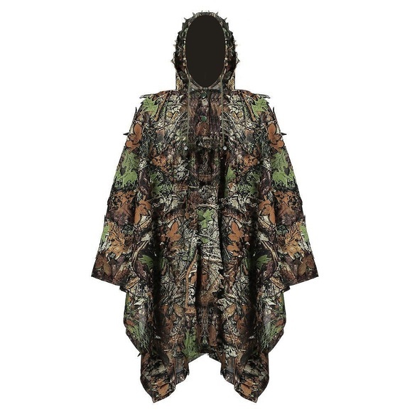 Herren 3D-Jagdbekleidung Jagdjacke mit Hose Außen Atmungsaktiv Verschleißfestigkeit Herbst Winter camuflaje Sportkleidung Jagd Traning Schlacht Blatttarnung Lightinthebox