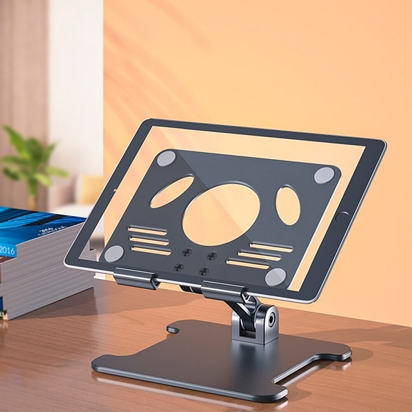 Tablet-Ständer Faltbar Verstellbar Rutschfest Telefonhalter für Tisch B¨¹ro Kompatibel mit iPad Notebook Tablette Handy-Zubehör Lightinthebox