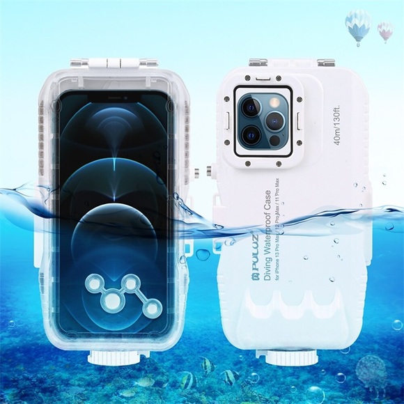 Handy Hülle Handyhüllen Für Apple Ganzkörper-Gehäuse Wasserdichter Beutel iPhone 13 12 Pro Max Staubdicht IPX8 wasserdicht [40m / 130ft] Einfarbig ABS PC Lightinthebox