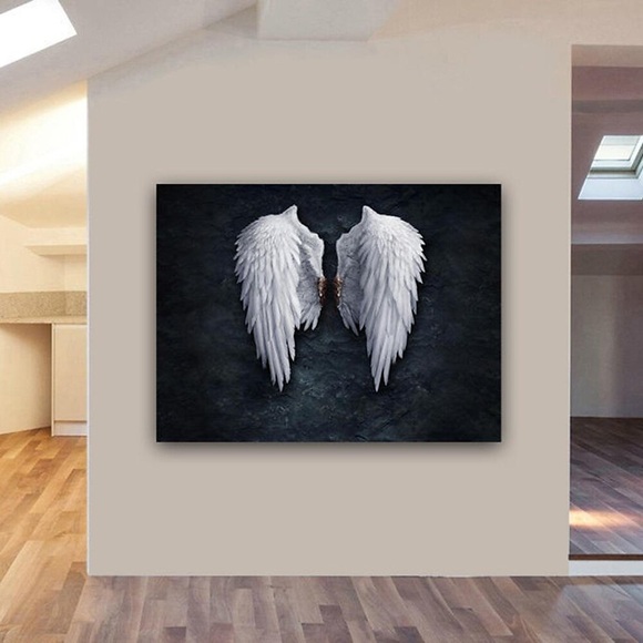 One-Panel-Wandkunst auf Leinwand, Poster, Gemälde, Kern, Engelsflügel, Kunstwerk, Bild, Heimdekoration, Dekoration, gerollte Leinwand, kein Rahmen, ungerahmt, ungedehnt Lightinthebox