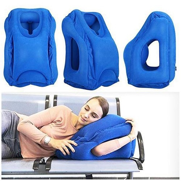 Upgrade aufblasbarer Reiseschlafsack tragbares Kissen Nackenkissen für Männer Frauen Outdoor Flugzeug Flug Zug Schlafen einfach Lightinthebox