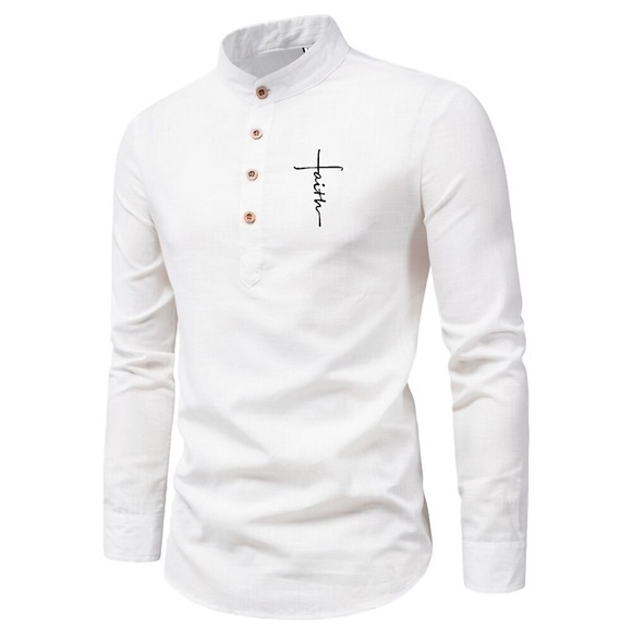 Herren Hemd Knopfhemd Lässiges Hemd Sommerhemd Graphic Buchstabe Ständer Schwarz Weiß Rote Khaki Grau Outdoor Strasse Langarm Button-Down Bekleidung Modisch Casual Atmungsaktiv Komfortabel Lightinthebox
